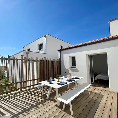 Maison Moderne, 4 Chambres, 150m De La Mer, Terrasse, Wifi, Quartier Calme - Fr-1-231-291 * 布雷蒂诺斯梅尔