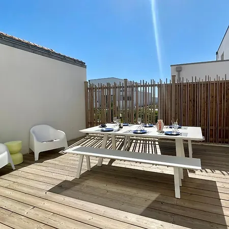 Maison Moderne, 4 Chambres, 150m De La Mer, Terrasse, Wifi, Quartier Calme - Fr-1-231-291